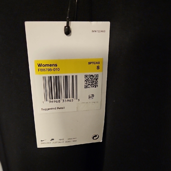 NWT Nike Black Zip-Up Jumpsuit - Picture 3 of 5